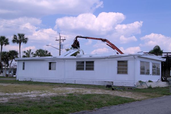 Mobile Home Demolition in Massillon