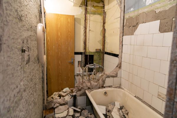 Shower Tile Demolition in Massillon