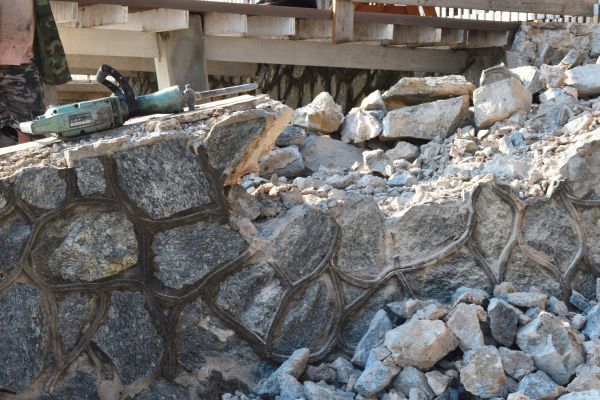 Retaining Wall Demolition in Massillon